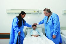 Heydər Əliyev Fondunun vitse-prezidenti Leyla Əliyeva Talassemiya Mərkəzində olub (FOTO)