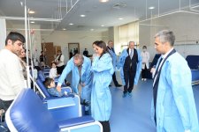 Heydər Əliyev Fondunun vitse-prezidenti Leyla Əliyeva Talassemiya Mərkəzində olub (FOTO)