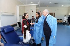 Heydər Əliyev Fondunun vitse-prezidenti Leyla Əliyeva Talassemiya Mərkəzində olub (FOTO)