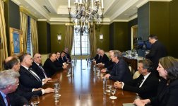 Azərbaycan Prezidenti İlham Əliyev ABŞ-dakı yəhudi təşkilatlarının rəhbərliyi ilə görüşüb (FOTO)