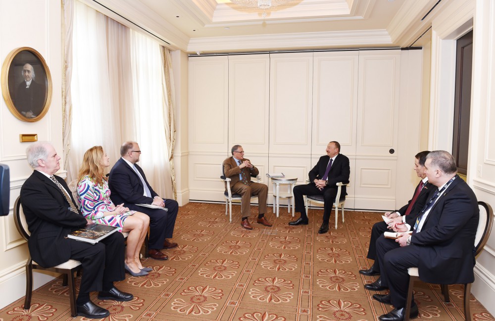 Prezident İlham Əliyev ABŞ-ın "Export-Import" Bankının sədri ilə görüşüb (FOTO)