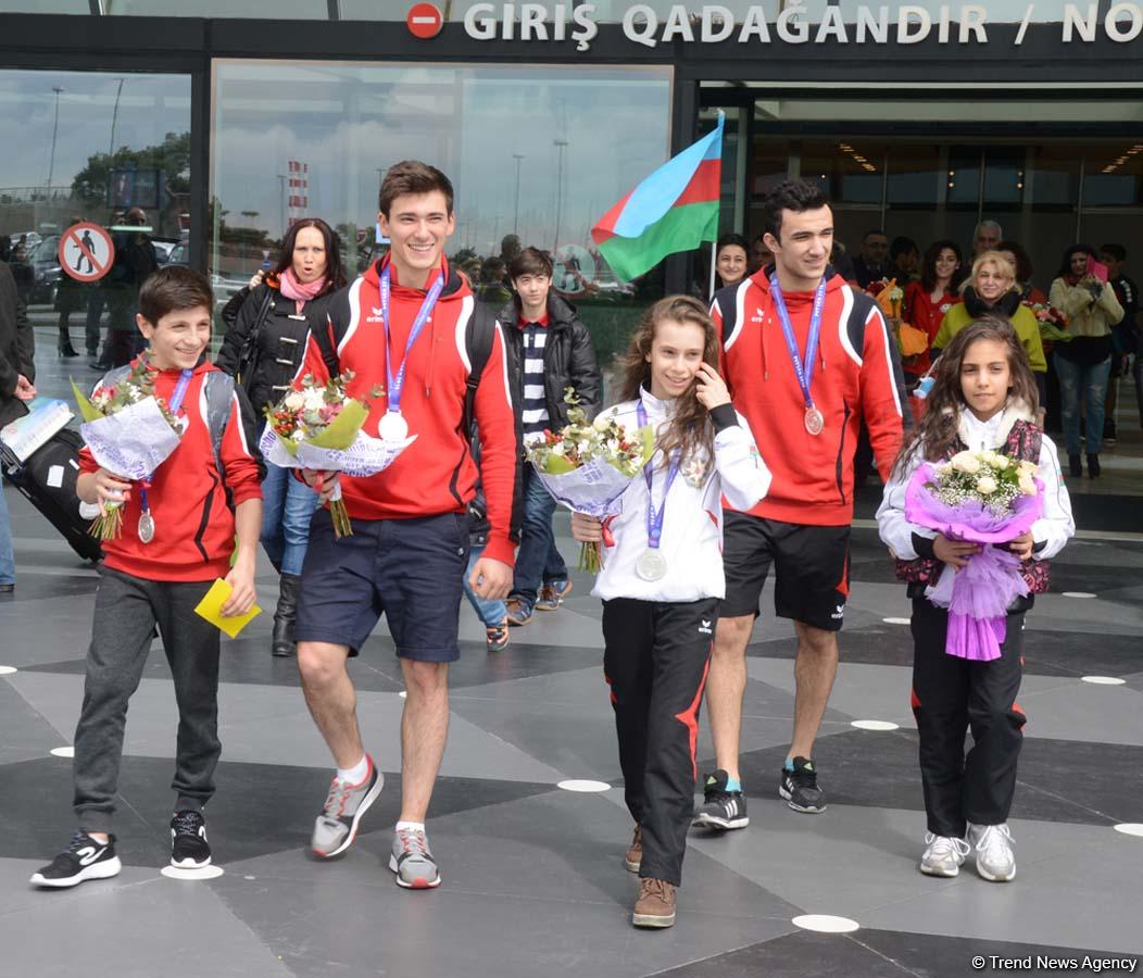 Azərbaycan gimnastı: Yaxşı nəticələr göstərmək üçün bundan sonra da çalışacağıq (FOTO)
