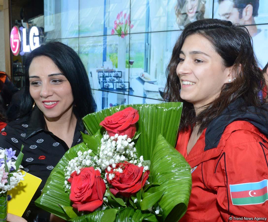 Azərbaycan gimnastı: Yaxşı nəticələr göstərmək üçün bundan sonra da çalışacağıq (FOTO)
