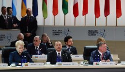 Prezident İlham Əliyev Nüvə Təhlükəsizliyi Sammitində iştirak edib (FOTO)