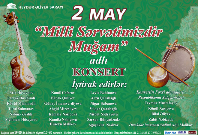 “Milli Sərvətimizdir Muğam”...