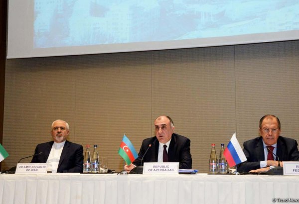 Azərbaycan, Rusiya, İran XİN rəhbərlərinin üçtərəfli görüşünün yekunu üzrə kommünike qəbul edilib