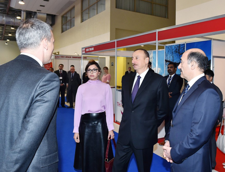 Prezident İlham Əliyev və xanımı “AITF-2016” XV Azərbaycan Beynəlxalq turizm və səyahətlər sərgisi ilə tanış olub (FOTO)