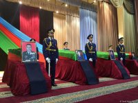 Qəhrəman şəhidlərimizin vida mərasimi keçirilib  (FOTO) (YENİLƏNİB)