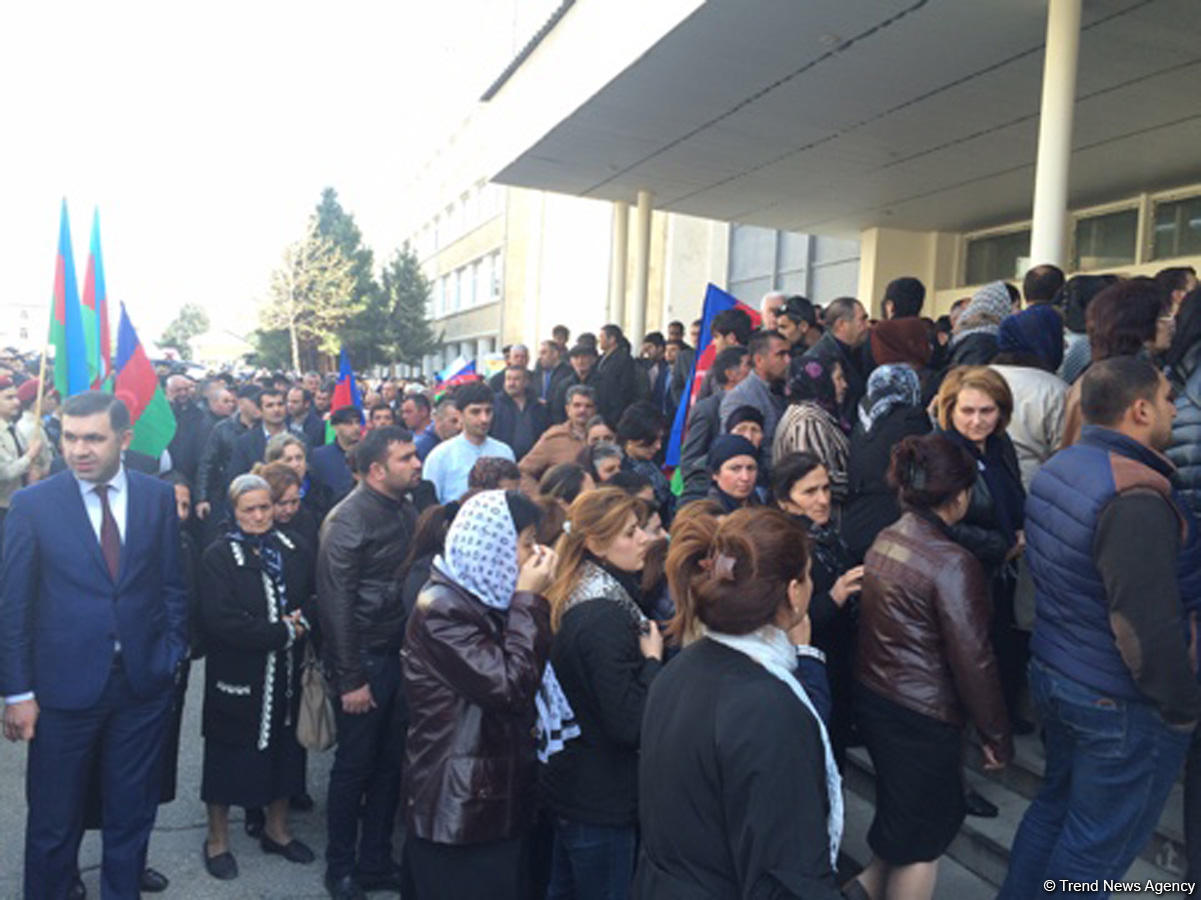 Qəhrəman şəhidlərimizin vida mərasimi keçirilib  (FOTO) (YENİLƏNİB)