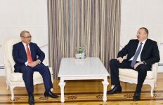Prezident İlham Əliyev Malayziya parlamentinin Nümayəndələr Palatasının sədr müavini qəbul edib (FOTO)