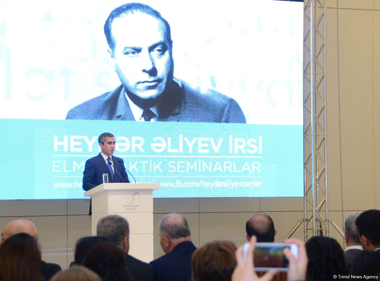Heydər Əliyev Mərkəzində "Heydər Əliyev və milli xilaskarlıq missiyası" mövzusunda elmi-praktik seminar keçirilib (FOTO)