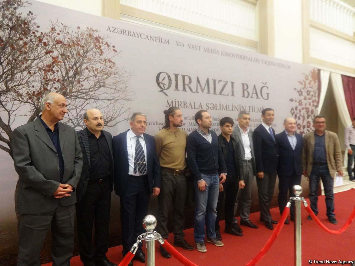 “Qırmızı bağ” bədii filmi təqdim olunub (FOTO)