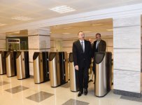 İlham Əliyev Bakı Metropoliteninin yeni xəttinin  “Avtovağzal” və “Memar Əcəmi” stansiyalarının açılışında iştirak edib (FOTO)