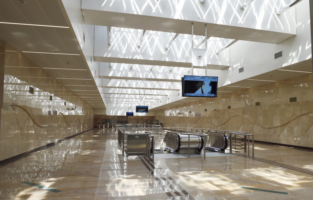 İlham Əliyev Bakı Metropoliteninin yeni xəttinin  “Avtovağzal” və “Memar Əcəmi” stansiyalarının açılışında iştirak edib (FOTO)