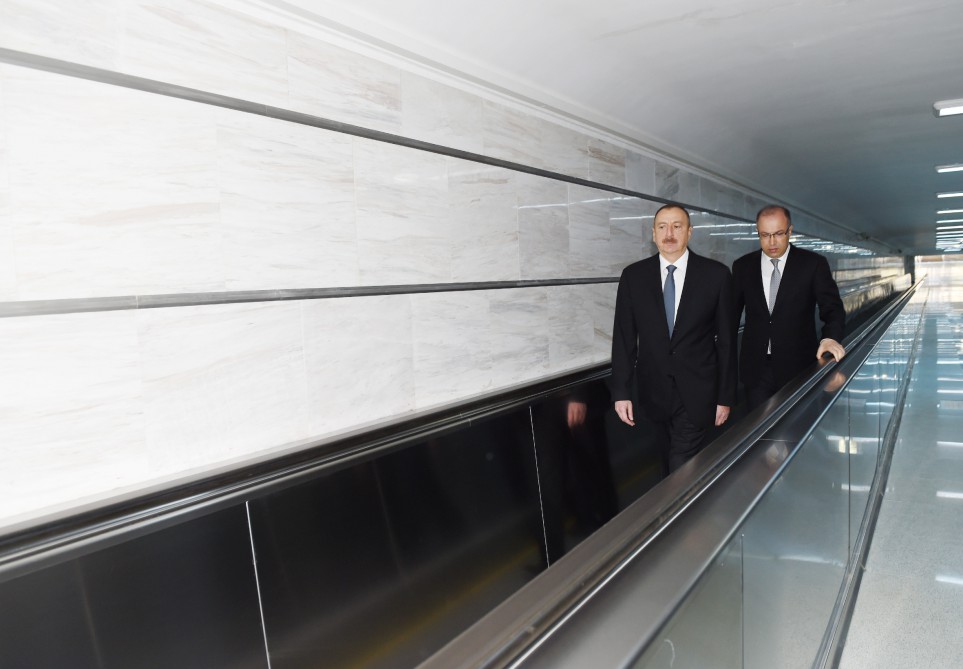 İlham Əliyev Bakı Metropoliteninin yeni xəttinin  “Avtovağzal” və “Memar Əcəmi” stansiyalarının açılışında iştirak edib (FOTO)