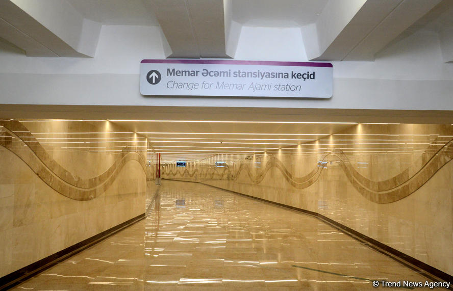 Azərbaycan tarixində ilk: 5 mərtəbəli metro stansiyası istifadəyə verildi (FOTO)
