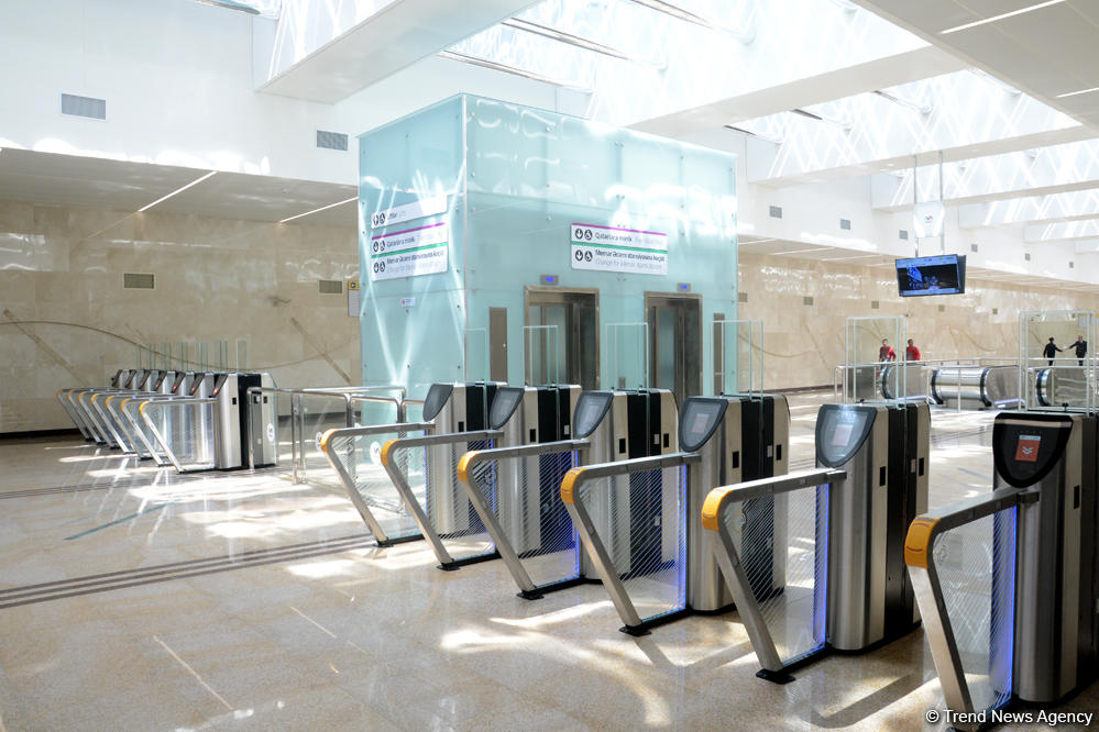Azərbaycan tarixində ilk: 5 mərtəbəli metro stansiyası istifadəyə verildi (FOTO)