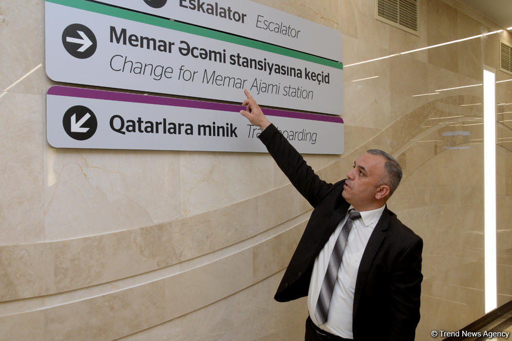 Azərbaycan tarixində ilk: 5 mərtəbəli metro stansiyası istifadəyə verildi (FOTO)
