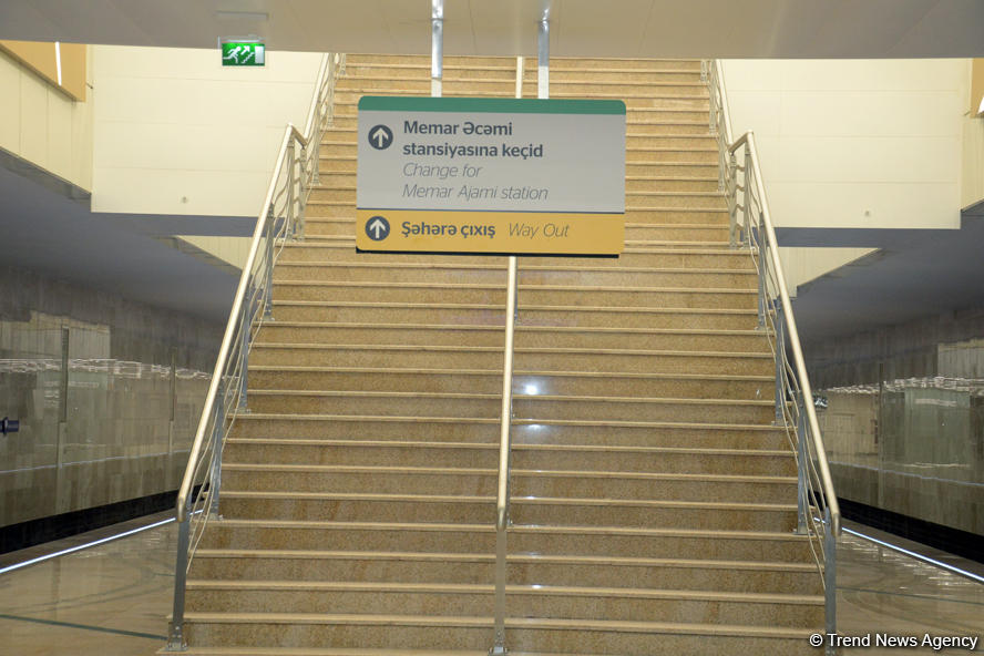 Azərbaycan tarixində ilk: 5 mərtəbəli metro stansiyası istifadəyə verildi (FOTO)
