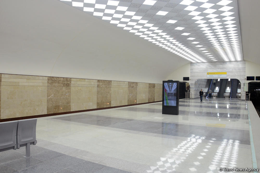 Azərbaycan tarixində ilk: 5 mərtəbəli metro stansiyası istifadəyə verildi (FOTO)