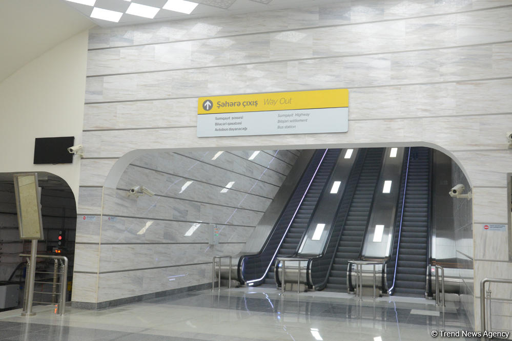 Azərbaycan tarixində ilk: 5 mərtəbəli metro stansiyası istifadəyə verildi (FOTO)