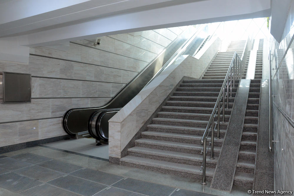 Azərbaycan tarixində ilk: 5 mərtəbəli metro stansiyası istifadəyə verildi (FOTO)