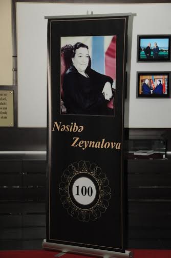 Nəsibə Zeynalovanın 100 illik yubileyi qeyd olundu (FOTO)