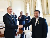 Prezident İlham Əliyev İranın rabitə və informasiya texnologiyaları nazirinə “Dostluq” ordeni təqdim edib (FOTO)
