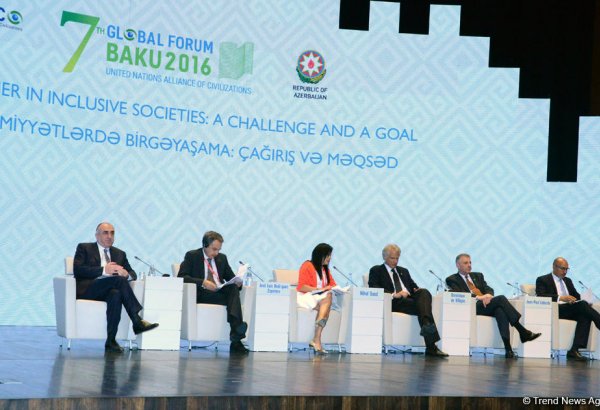 BMT Sivilizasiyalar Alyansının Forumunun Bakı Bəyannaməsi qəbul edilib