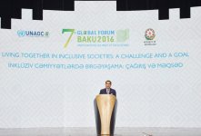 Prezident İlham Əliyev və xanımı BMT-nin Sivilizasiyalar Alyansının VII Qlobal Forumunda iştirak edir