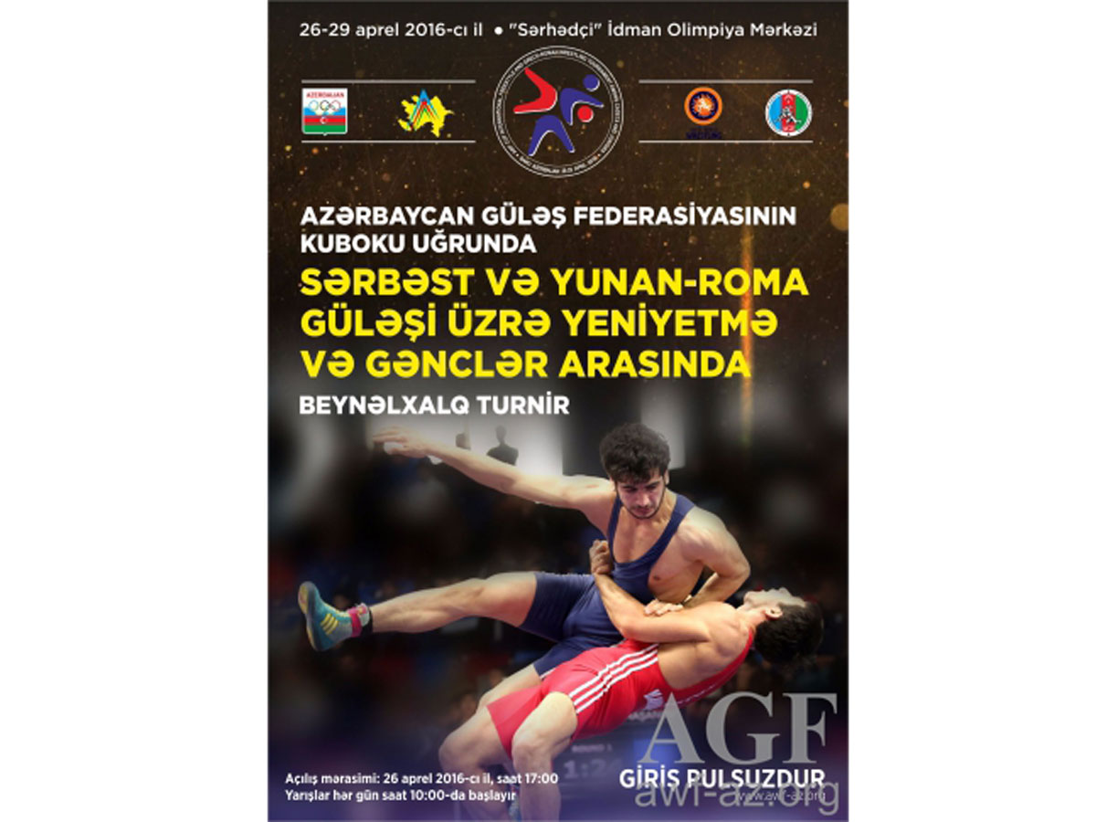 AGF Kuboku turnirində ikinci gün gənc yunan-Romaçılar yarışır