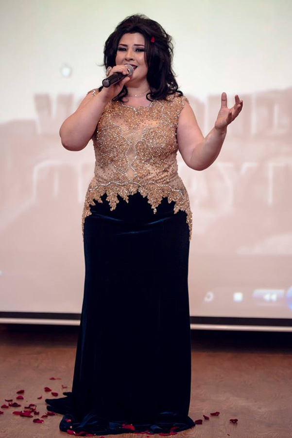 Əməkdar artist Aybəniz Haşımovayla görüş (FOTO)