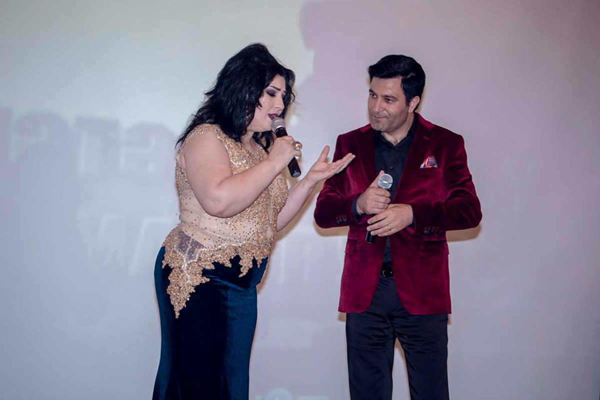 Əməkdar artist Aybəniz Haşımovayla görüş (FOTO)