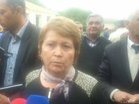 Ağdamda erməni atəşindən dağılmış məktəb binasının təmirinə başlanıb (FOTO)