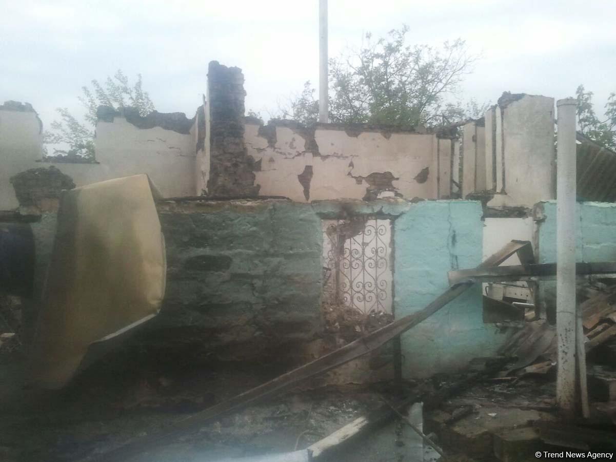 Ağcabədinin Qaraxanlı kəndi də erməni təcavüzündən əziyyət çəkir (FOTO)