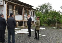 Prezident İlham Əliyev: Ermənilərin Ordumuza gücü çatmır, mülki əhalini atəşə tuturlar (FOTO)