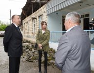 Prezident İlham Əliyev və xanımı Tərtər, Bərdə və Ağdam rayonlarında olublar