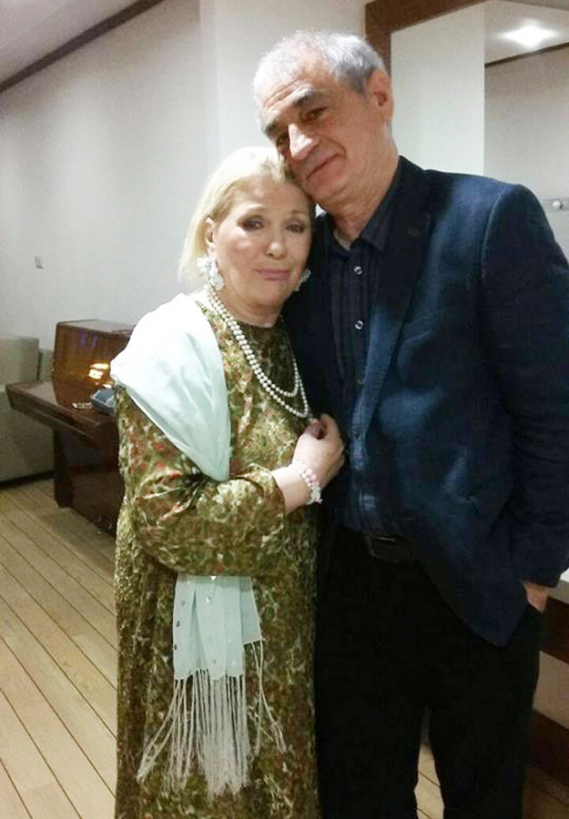 Fəxrəddin Manafov və Qalina Polskix 33 ildən sonra Bakıda görüşdülər (FOTO)