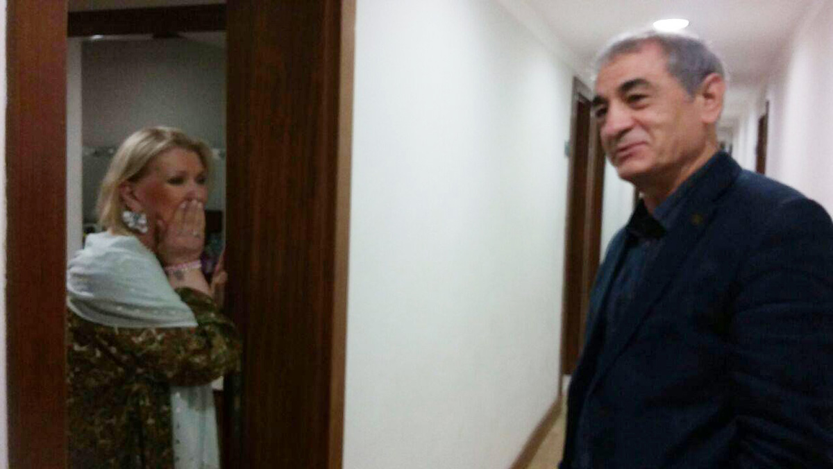 Fəxrəddin Manafov və Qalina Polskix 33 ildən sonra Bakıda görüşdülər (FOTO)