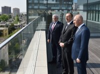 Prezident İlham Əliyev Heydər bağında yaradılan şəraitlə tanış olub (FOTO)