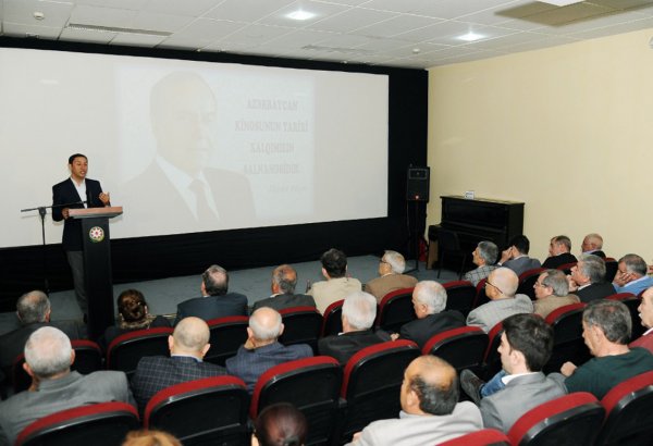 Dövlət Film Fondunda ümummilli lider Heydər Əliyevin anadan olmasının 93-cü ildönümünə həsr edilmiş konfrans keçirilib (FOTO)