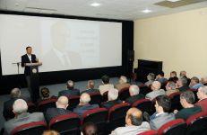 Dövlət Film Fondunda ümummilli lider Heydər Əliyevin anadan olmasının 93-cü ildönümünə həsr edilmiş konfrans keçirilib (FOTO)