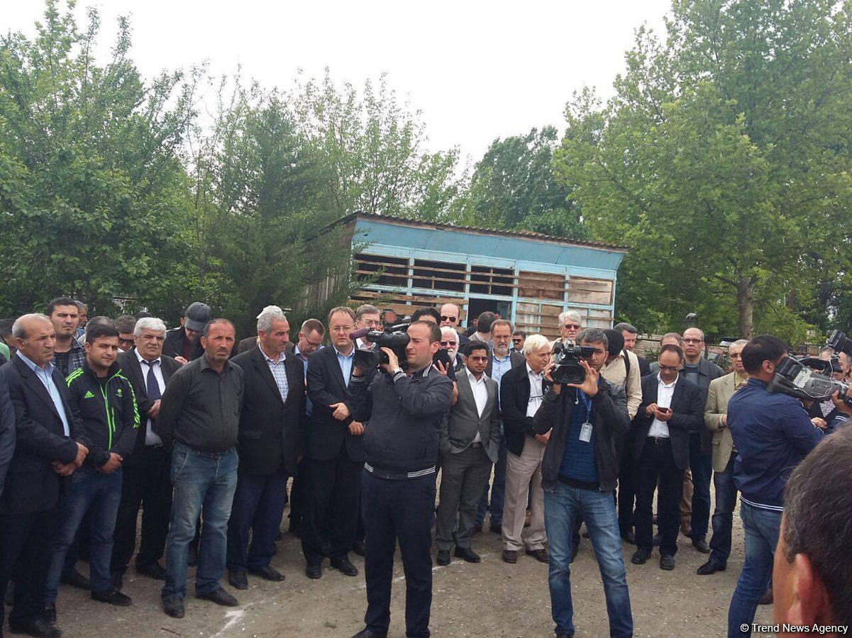 Diplomatik korpus nümayəndələrinin Ağdama səfəri başa çatdı (FOTO)