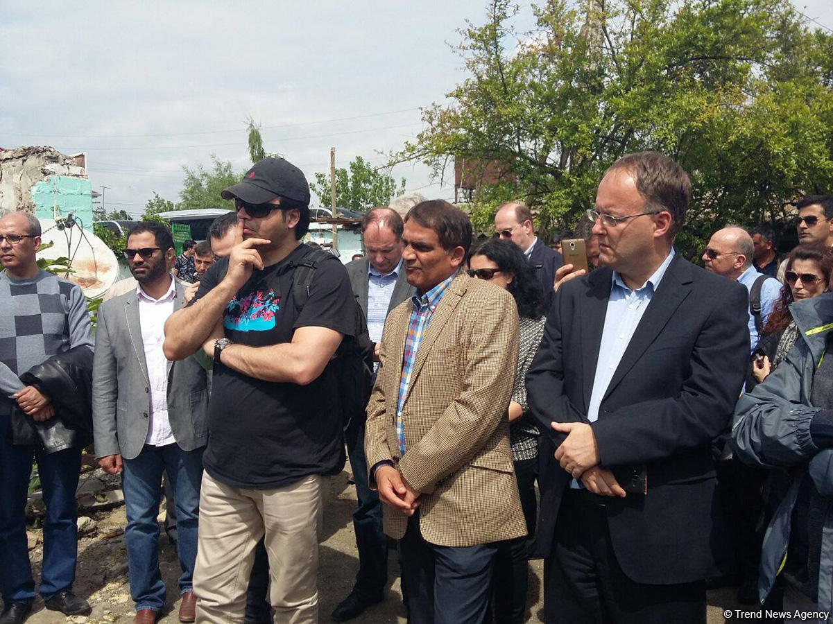 Diplomatik korpus nümayəndələrinin Ağdama səfəri başa çatdı (FOTO)