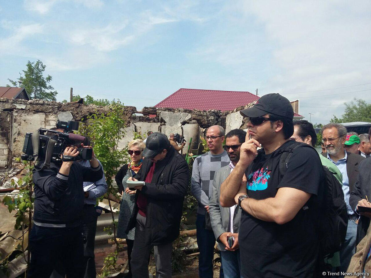 Diplomatik korpus nümayəndələrinin Ağdama səfəri başa çatdı (FOTO)