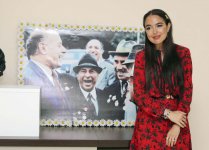 Leyla Əliyeva müharibə və əmək əlilləri üçün pansionatda olub (FOTO)