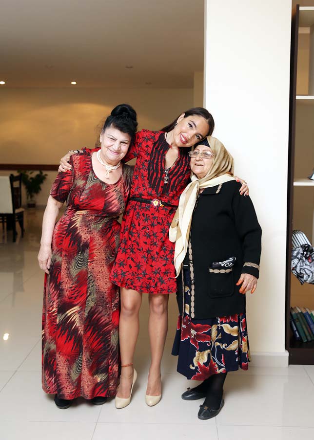 Leyla Əliyeva müharibə və əmək əlilləri üçün pansionatda olub (FOTO)