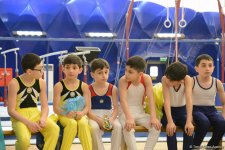 İdman gimnastikası üzrə Azərbaycan Birinciliyi və Bakı Çempionatının ikinci günü start götürüb (FOTO)