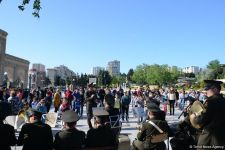 Bakıda Silahlı Qüvvələrin orkestrlərinin nümunəvi çıxışı (FOTO)