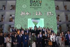 Dördüncü İslam Həmrəylik Oyunlarına geri sayımın başlanması ilə əlaqədar möhtəşəm şou təşkil olunub (FOTO)